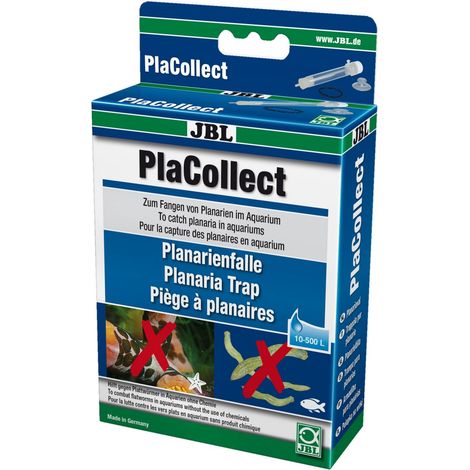 JBL Aquaristik PlaCollect Planarienfalle für Plattwürmer weiß/transparent Keine Angabe