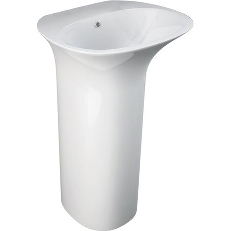 Lavabo freestanding in ceramica bianco senza foro rubinetto Sensation - Rak Ceramics (1/2)