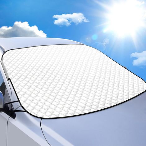Funda protectora para parabrisas de coche, antihielo, anticongelante, parasol UV, funda plegable universal para la mayoría de coches y SUV. (1/5)