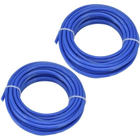 2 Pièces Bleu Nylon 4mm Coupe-Fil Ligne Ronde Coupe-Bordures Ligne Coupe-Bordures Tondeuse à Gazon Accessoires pour Husqvarna(2) (1/5)