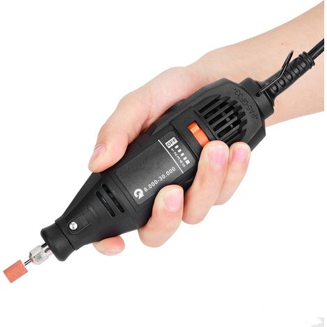 Perceuse-meuleuse-polisseuse électrique 130 W, outil rotatif 220 V (prise UE) (1/5)