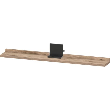 Duravit Sivida Ablage, Halterung Diamantschwarz Matt, (1/3)