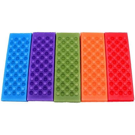 paquet de coussin pliable en mousse XPE en quatre parties, imperméable, isolé, portable et résistant à l'humidité pour pique-nique ( ) (1/4)