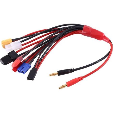 8 en 1 Multifonctionnel Convertisseur Câble Chargeur Recharge De Batterie Lipo pour Chargeur IMAX B6 (1/5)