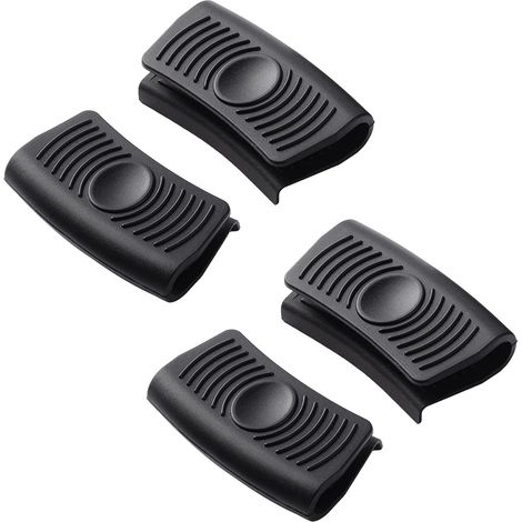 Poignée de protection en silicone pour casseroles et poêles, manchon isolant thermique durable pour cuisson sécurisée (1/5)