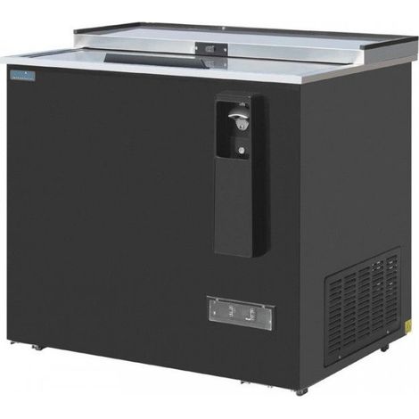 Refroidisseur à bouteilles 279 Litres en acier peint en noir, 160 W, 220 V - MONO (1/3)