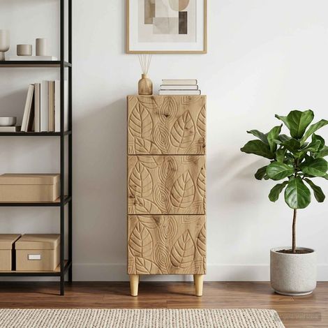 vidaXL Armoire à tiroirs 33 x 34,5 x 90 cm Bois d'ingénierie (1/5)