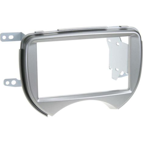 Kit Support autoradio compatible avec Nissan Micra K13 Argent