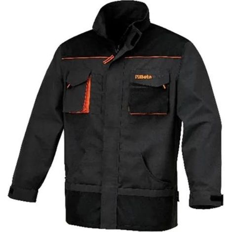 Chaqueta de trabajo fortlan Easy Canvas gris talla S 260 g m²
