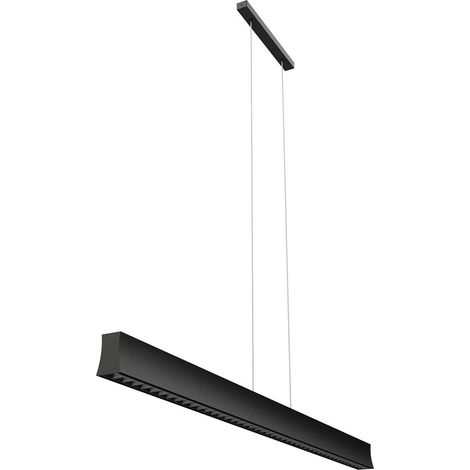 LAMPARA LINEAL HANOK NEGRA LUZ LED 4000K - MANTRA Ref 7545 (1/5)