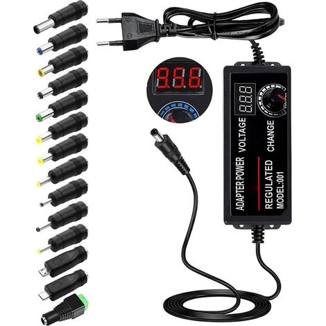 3V-24V Power Supply 3A 72W Power Adapter 100V-240V AC to DC Power Adapter with LED Voltage Indicator and 5.5x2.5mm 14 (1/5)