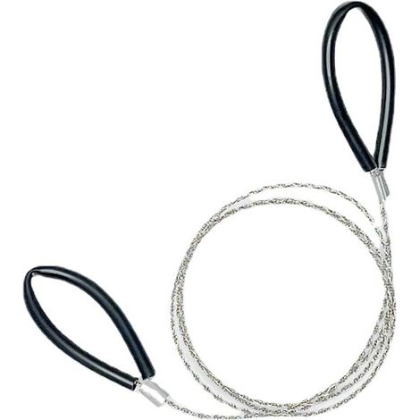 Stainless Steel Pocket Saw With Loops, 68cm Long, Improved Wire Saw For Wood And Plastic, Small Size, Convenient To Store, Ideal For Outdoor, Camping (1/5)