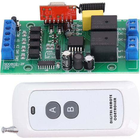 Fernbedienungsmodul Motor CW CCW Drehrichtungsregler Relais DC 6V‐40V für Türpumpe (1/5)