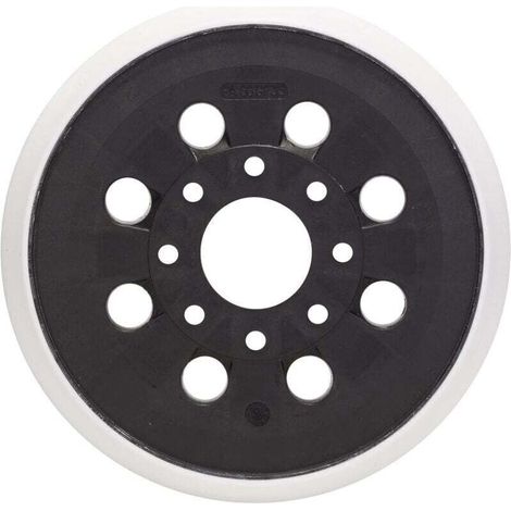 Plateau de Ponçage compatible Bosch PEX 220 A GEX 125-1 AE PEX 220 AE Disque de Polissage de Ponçage avec Hook et Loop 8 Trous