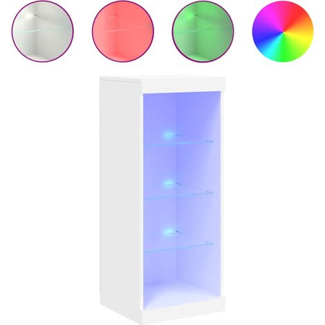 Maison Exclusive - Credenza con Luci LED Bianca 41x37x100 cm