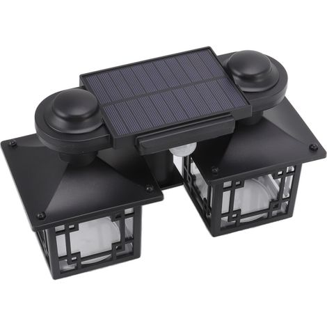 192 LED Solar-Wandleuchte für den Außenbereich, Gartenleuchte mit Bewegungsmelder, wasserdichte Retro-Wandleuchte mit Fernbedienung (1/5)