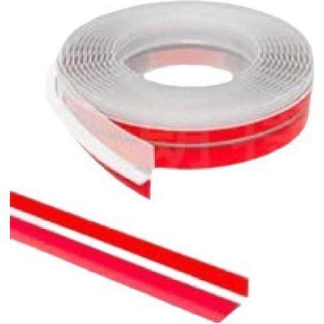 Joint de porte en forme de T, joint d'étanchéité inférieur de porte, bande d'isolation phonique auto-adhésive en silicone : 3 m (1/5)