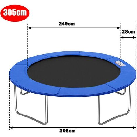 Cuscino di protezione per molla trampolino 305 cm - Blu (1/3)
