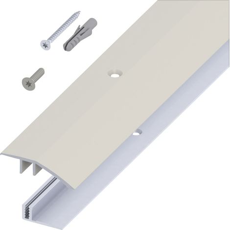 alfer Niveauausgleichs- Träger-Profil 1 m, 45 x 7 - 15 mm titan Profil (1/2)