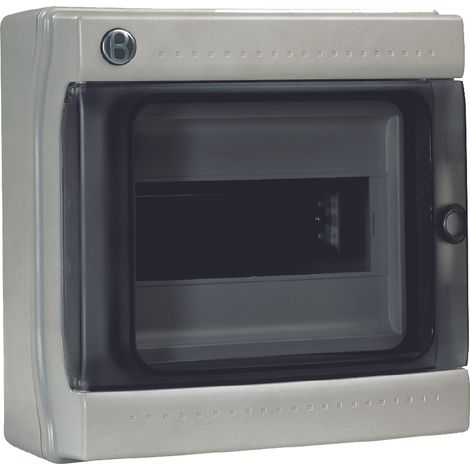 Coffret électrique étanche - 1 rangée - 8 modules - Pablo 08
