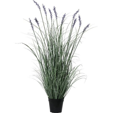 PIANTA ARTIFICIALE LAVANDA IN VASO D30 H96 ARREDO DECOR