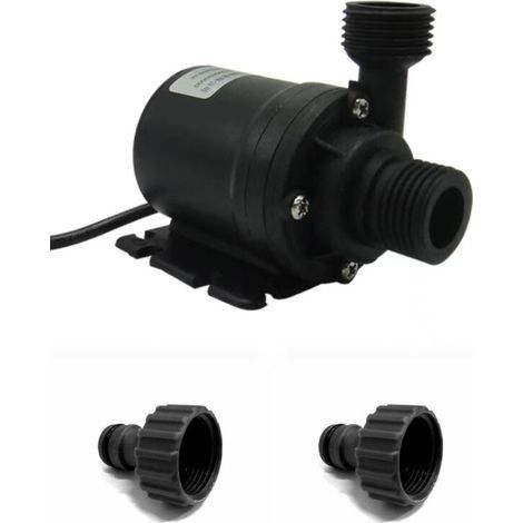 800L/H 5M pompe à eau Submersible DC 12V pompe amphibie pour étang étang Aquarium fontaine solaire piscine Circulation de l'eau (1/5)