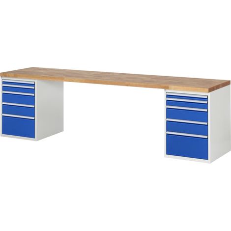 Établi Rau modèle 7511, L 3000 x P 700 x H 840mm