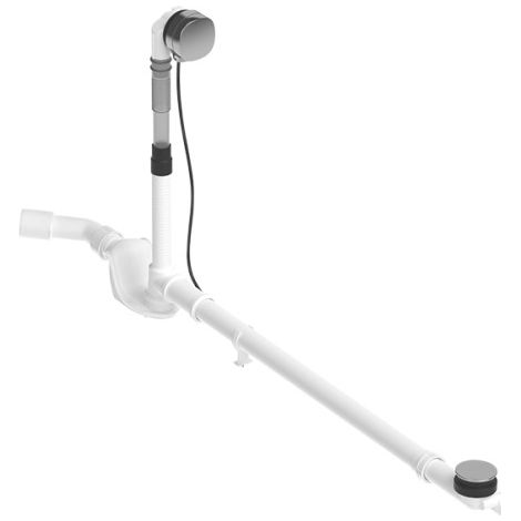 Ensemble de vidange et de trop-plein Duravit Quadroval 792215, chrome - 792215000001000 (1/2)