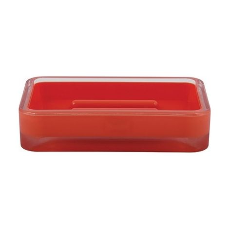 Porte Savon ANZIO en Plastique Rouge MSV (1/2)