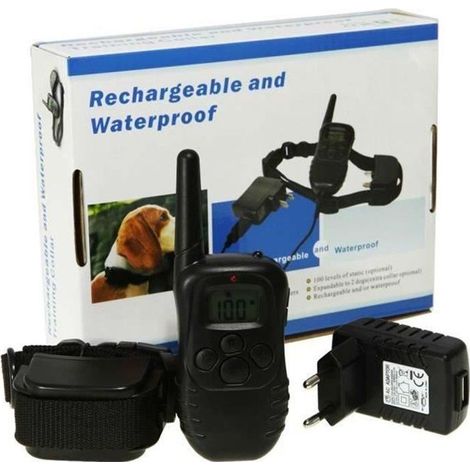 Ecent M81 Collier de dressage électrique rechargeable étanche télécommandé sans fil à portée de 300 mètres (1/4)