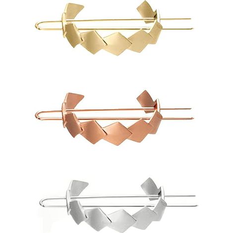 Set aus drei durchbrochenen Haarnadeln für Hochzeiten, Partys, Büro und Arbeit elegantes Haaraccessoire für feines oder dickes Haar (1/5)
