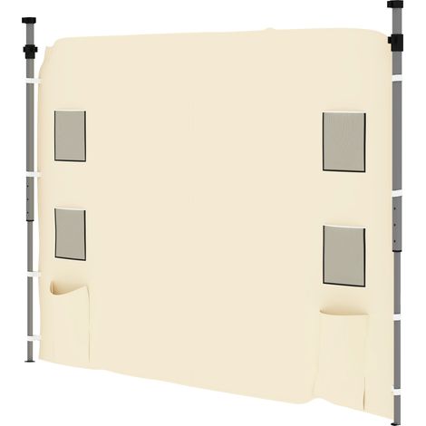 Outsunny Side Panel for 3x3 m Pop Up Gazebos, 1 Pack Sidewall Only, Beige (1/5)
