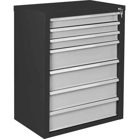 ADB Schubladenschrank Werkzeugschrank Mammut 7 SL RAL 7016/7035 (1/5)