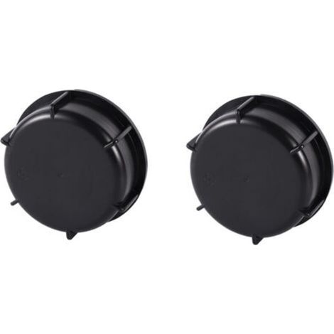 Lot de 2 S100x8 IBC Bouchon Cuve,Raccords Robinet Tuyau,Raccord Cuve 1000 litres,pour Vanne Cuve 1000l,Reservoir eau de Pluie,Conteneur