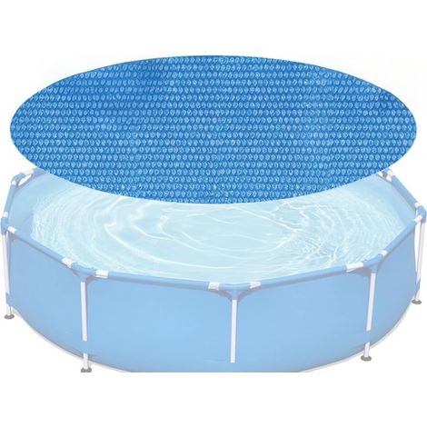 Bâche de protection ronde en polyéthylène pour piscines gonflables et bassins enfants – étanche, résistante aux UV, facile à installer (1/5)