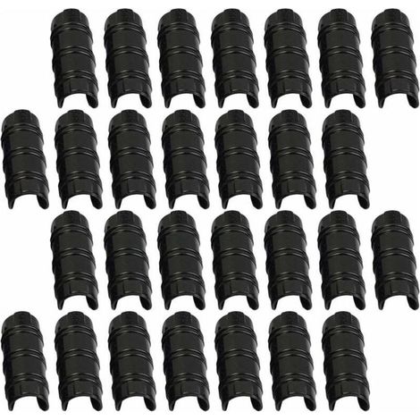 Accessoire pour serre,30pcs 32mm Serre Clips,Pinces à Tuyau pour la Fixation des Housses au Jardin Serres,des Films,des Plantes (1/5)