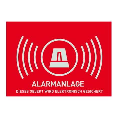 ABUS AU1322 Segnale di avvertimento Sistema di allarme Lingue Tedesco (L x A) 148 mm x 105 mm