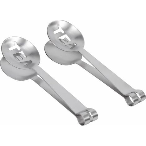 3Pcs Pinces Sachet de Thé en Acier Inoxydable Presse-sachets de thé Outil Cuisine Accessoire de Thé 12cm (1/5)