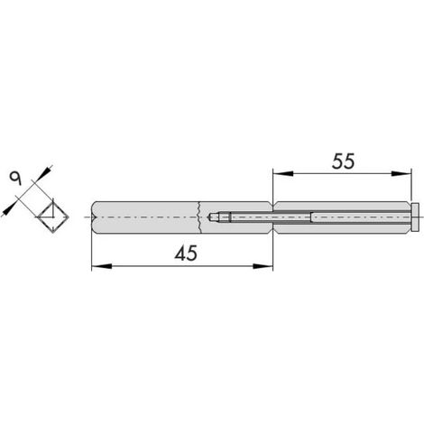 FERRO MANIGLIA CISA 07083-52-0