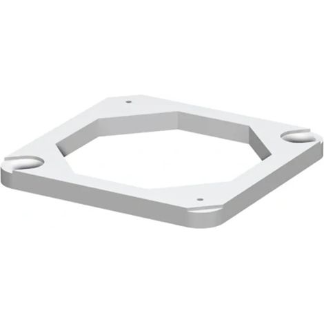 ACO Marco de soporte 113x113/ H=3/ Plást. con 2 tornillos 4x16 A2, 5150.91.15