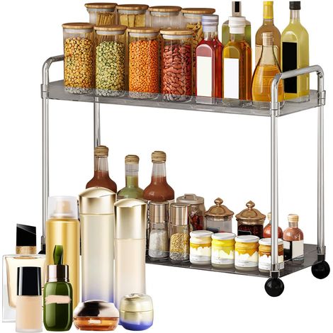 Organisateur de vanité pour salle de bain, porte-bouteille à (1/5)