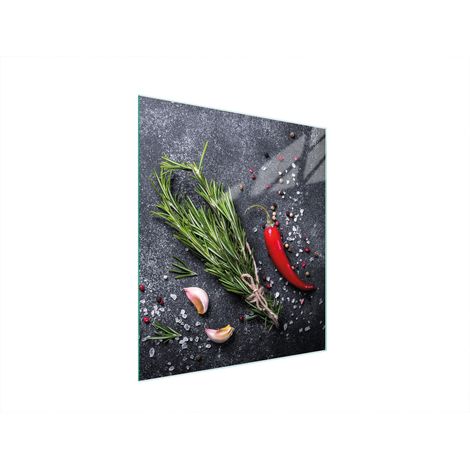 TAGLIERE IN VETRO 45x52 ARDESIA (1/5)