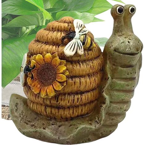 aus Kunstharz Dekorative Schneckenstatue für den