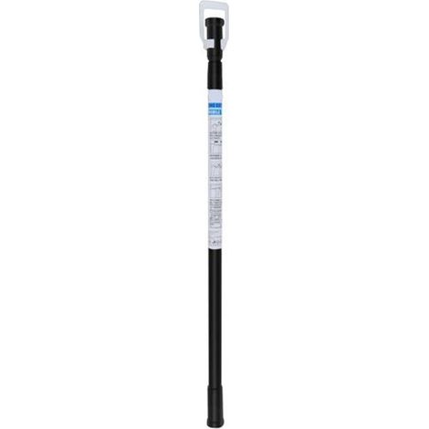 Cleafe - Bastone Asta Per Tenda Doccia Barra Telescopico 70 A 120 Cm Alluminio Nero 87231 -