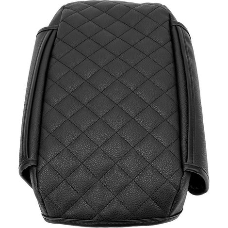 Housse d'accoudoir de console centrale en cuir, coussin de protection pour console centrale pour Ford Maverick 2022 à 2023 (aluminium)