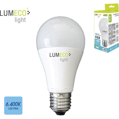 Lampadina LED EDM Standard E27 10W 932lm 6400K Luce Fredda Ø6x10,8cm