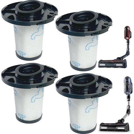Filtres lavables pour aspirateur ZR009007 et ZR009008 compatibles avec les aspirateurs sans fil Rowenta X-Force Flex 11.60, 12.60, 14.60, 15.60 et Animal RH98 (paquet de 4) (1/5)