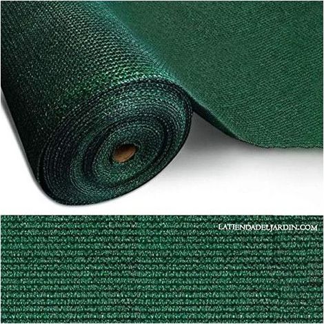 Maille d'ombrage Vert foncé 3 x 4 mètres, dissimulation à 70 %, pour terrasses, jardins et délimitation des parcelles (1/5)