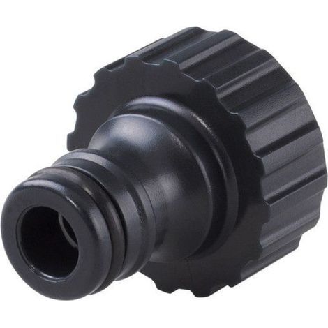 Lot de 5 nez de robinet en ABS avec filetage 26x34 mm - Connexion rapide et étanche, résiste aux chocs et à la corrosion, idéal pour l'arrosage extérieur, couleur vert. (1/4)