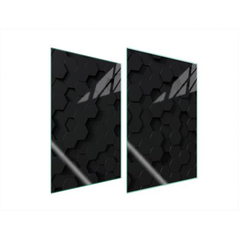 PIASTRA PROTETTIVA IN VETRO PER CUCINA 2x35x52 MODELLO (1/5)